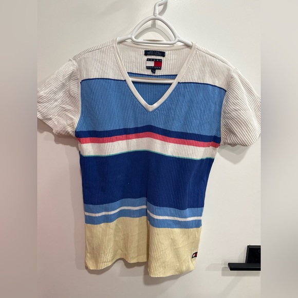 Tommy Hilfiger Tops - Vintage Tommy Hilfiger Women’s Top Short Sleeve Large